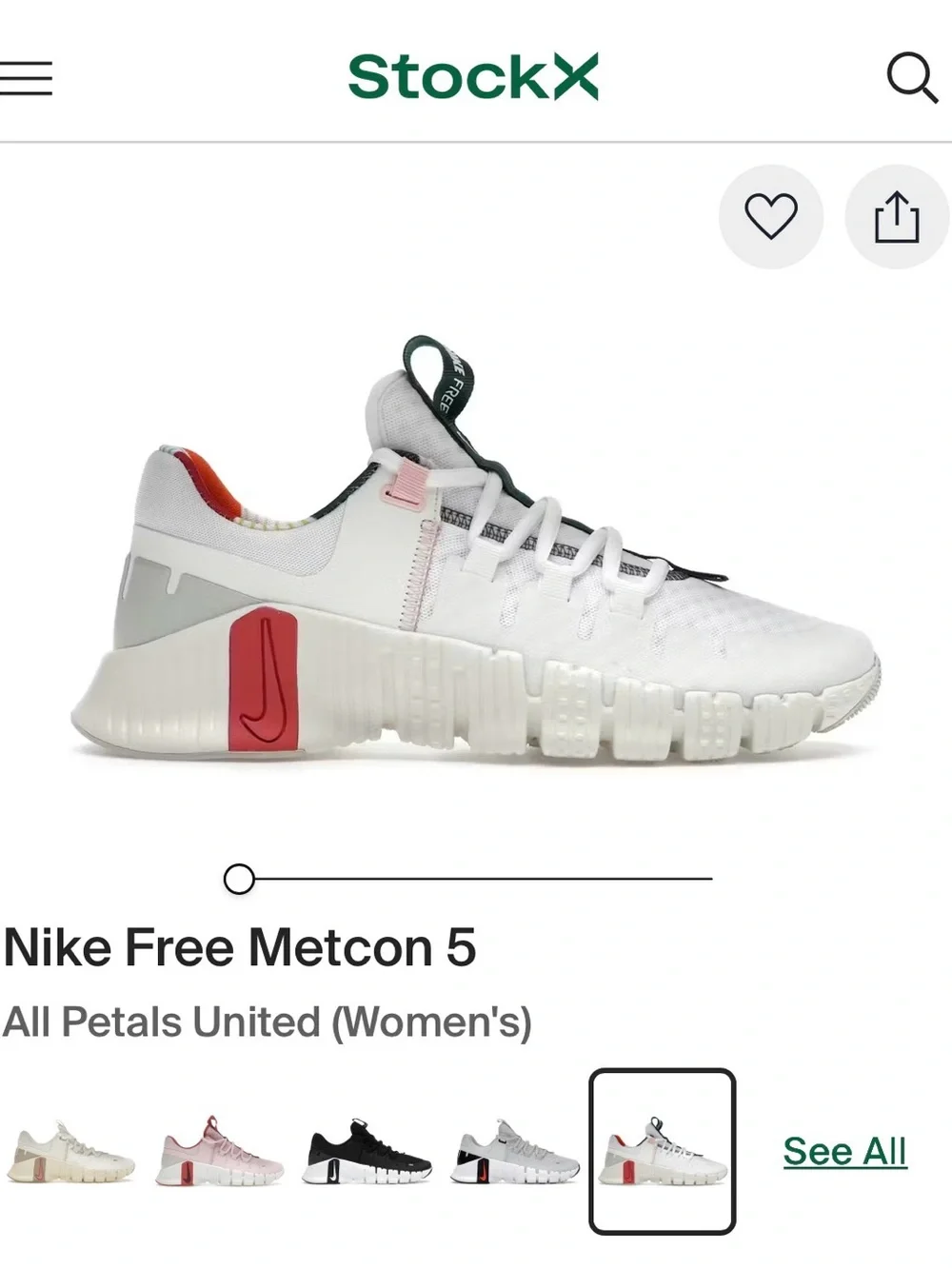 Nike All Petals United Women's Metcon 5